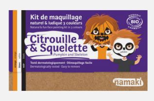 [NA110043] Kit de maquillage namaki - Citrouille & Squelette