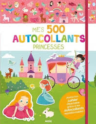 [AC190019-4] Mes 500 autocollants Princesses
