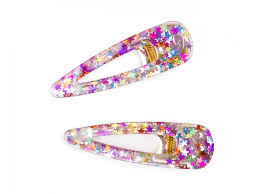 [90818] Set de 2 pinces à cheveux Boutique Gel Sparkle