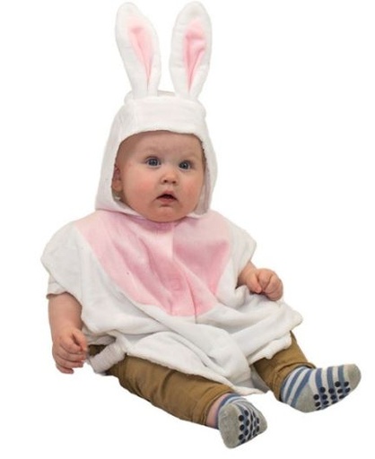 [F9906] Déguisement mini cape lapin 1-4 ans (Den Goda Fen)