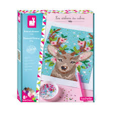 [J07948] Peinture diamant Cerf