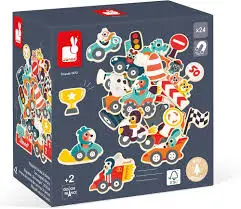 [J09641] Magnets bolides 24 pièces
