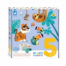 [J07744] 5 ans - Gommettes et décors