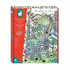[J07873] Les ateliers du calme - Peinture magique Dinosaures