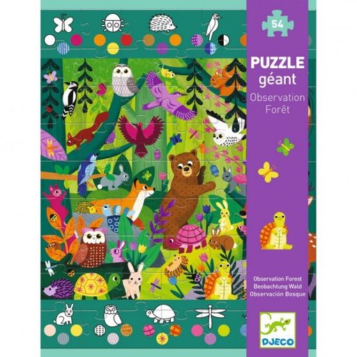 [DJ07149] Puzzle Géant Observation Forêt 54 pcs