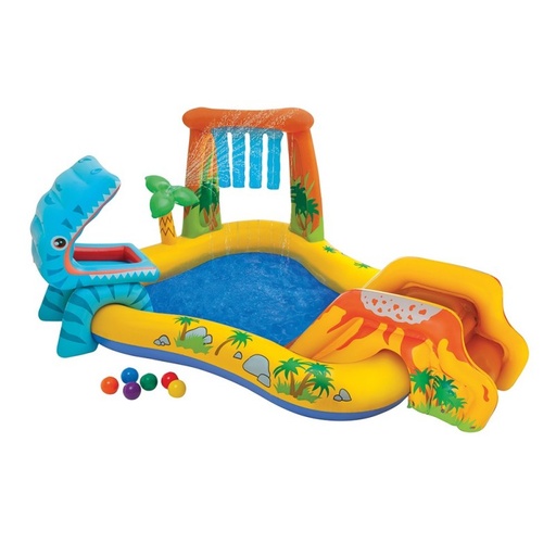 Intex Aire de jeux gonflable Jurassic 2,49m X1,91m X1,09m