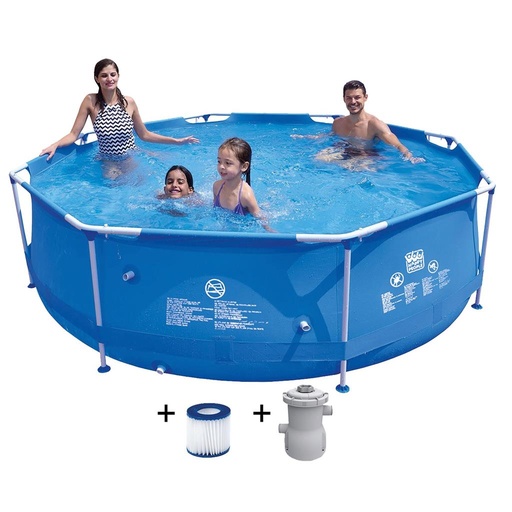 [2006894] Piscine Wehncke Frame Diamètre 300x76 cm