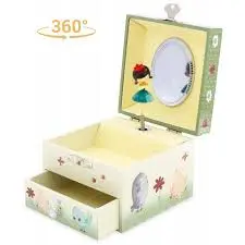 [9538] coffret bijoux musical Pomme
