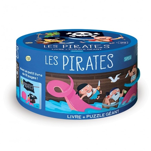 Puzzle Les pirates +livre