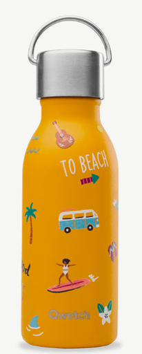 [QK9011] Bouteille isotherme inox - Honolulu - Curry - 350ml