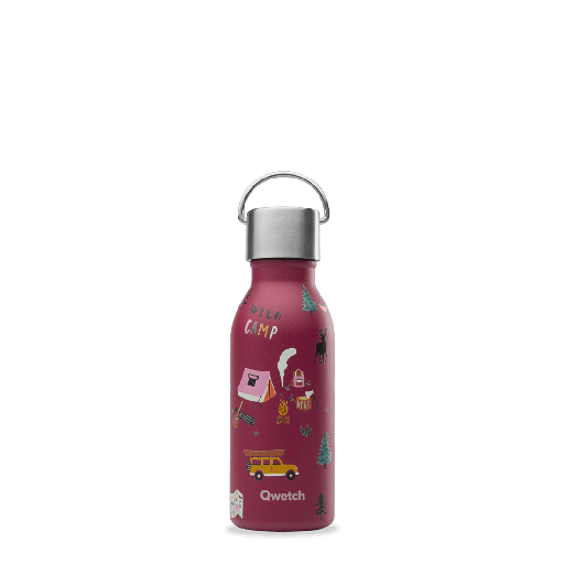 [QK9013] Bouteille isotherme inox - Yosemite - Grenat - 350ml