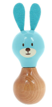 [VI8075B] Hochet maracas Raoul le lapin (Vilac)
