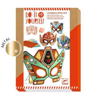 [dj07924] 4 Masques à Métalliser - Super Robots