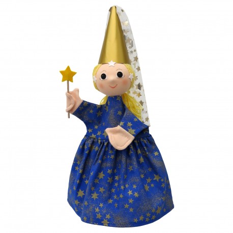 [b08746] Marionnette fée bleue