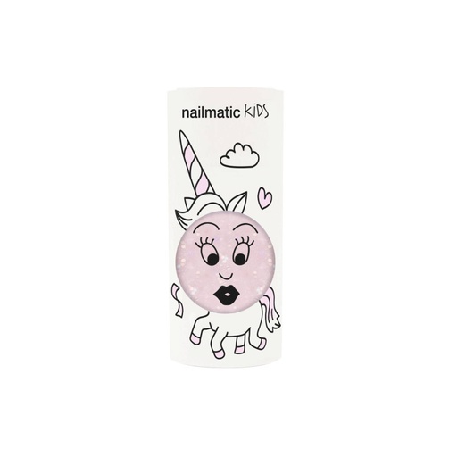 [102pollyf] Vernis à l'eau - Transparent Rose pailleté
