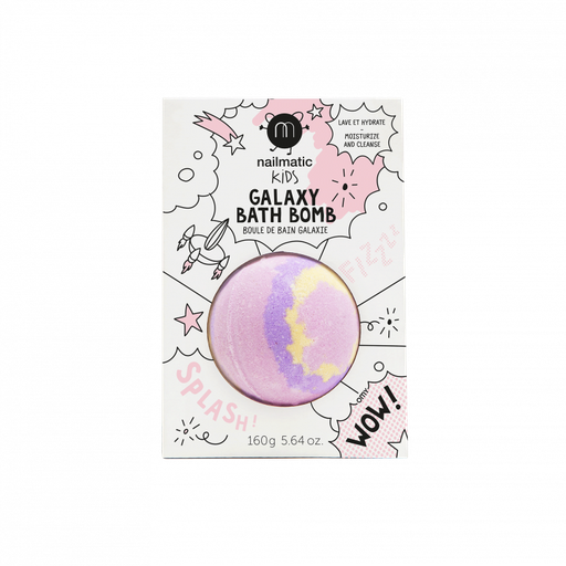 [701SUPERNOVAB] Boule de bain Galaxie Rose-Jaune-violet