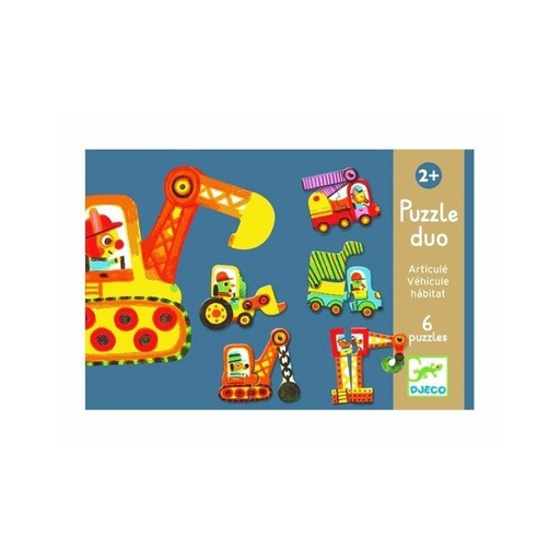 [DJ08170] Puzzle Duo Articulo Véhicule