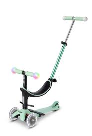 Trottinette Micro Mini2Grow Deluxe LED mint