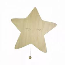 [319004] Boîte musicale en bois étoile