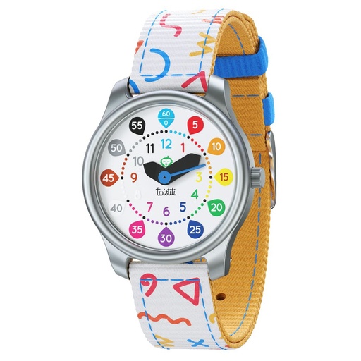 Montre Twistiti avec chiffres + bracelet formes