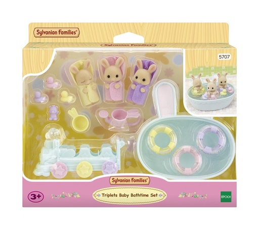 [5707] Triplets Baby Bathtime Set