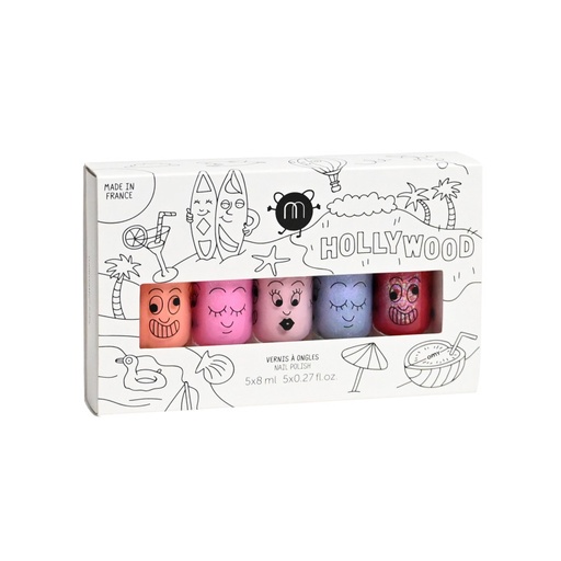 [501HOLLYWOOD52] Vernis à ongles - Set flamingo dolly bella merlin sissi