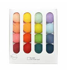 [06581] Coffret Guirlande 16boules Rainbow