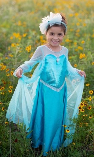 [38983] Déguisement - Robe Reine des Glaces 3-4 ans