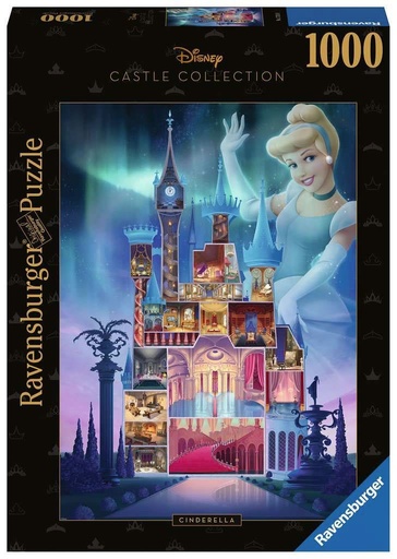 [173310] Puzzle Cendrillon Château Disney 1000 pcs
