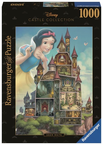 [173297] Puzzle Blanche Neige Château Disney