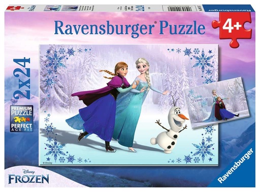[091157] Puzzle Reine des neiges Sœurs pour toujours 2x24 pcs