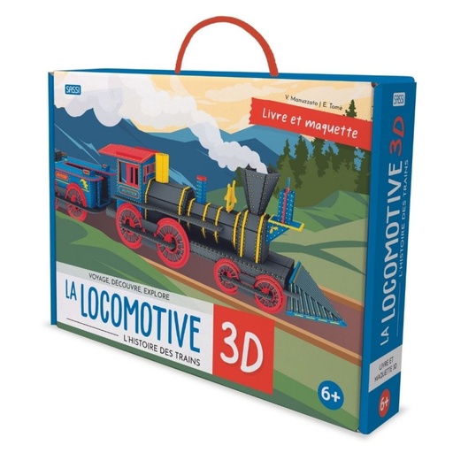 La locomotive livre + maquette 3D