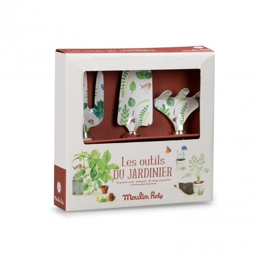 [712397] Set de trois outils de jardinage - Le jardin du moulin