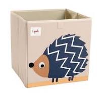 [107-002-010] 3 Prouts - Boîte Cube de rangement Hérisson