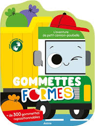 [AC230054-1] Gommettes formes - L'aventure du camion-poubelle
