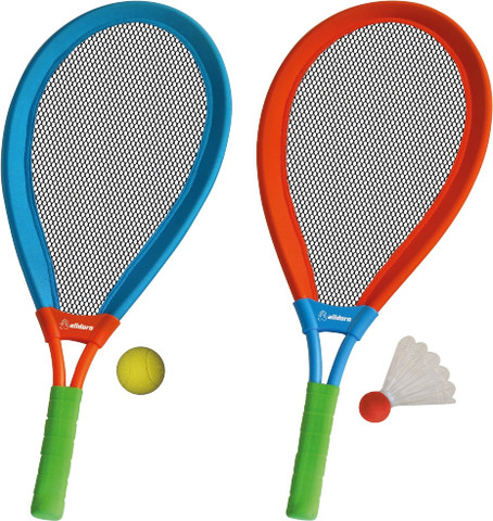 [60057] Raquettes géantes avec 2balles mousses