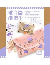 [DJ07976] Do it yourself - Pochettes assorties à créer - Sweet fashionista