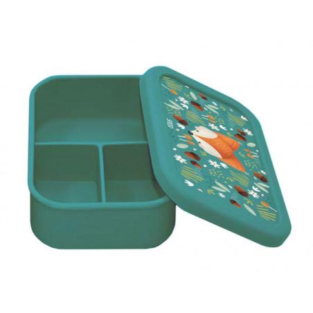 [1723] Boîte à tartines silicone renard