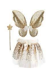 [41755] Déguisement Set 3 pièces Doré (4-6ans)