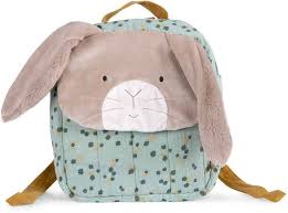 [678070] Sac à dos Lapin Sauge Trois petits lapins