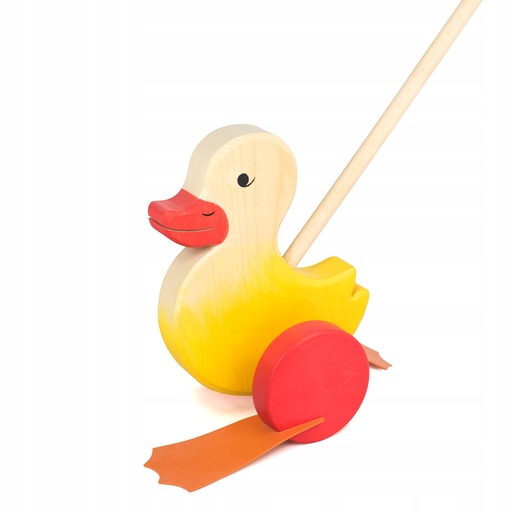 [12307] Jouet à pousser - Canard Jaune