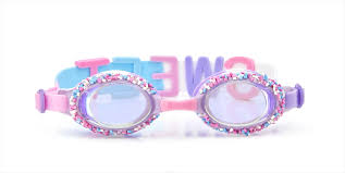 [6125279] Lunettes de piscine Bling2o - FUNFETTI - Non-pareils violets, mauve, silicone