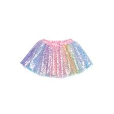 [40605] Tutu sequins mutlicolore pastel (4-6ans)