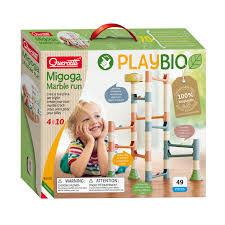 [Q86535] Quercetti Migoga Marble Run Playbio 46pcs (Descente de billes)