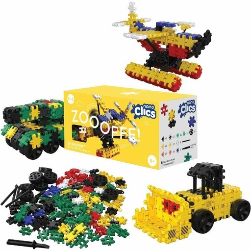 [nc007] Nano clics Transport builders 250pcs