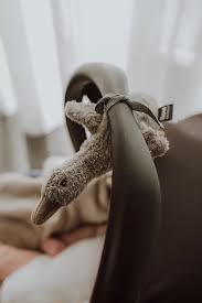 [2025027] Peluche bruit blanc oie grise Liva