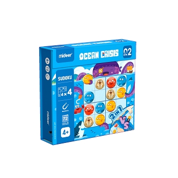 Sudoku Océan - Niveau 2 - 72 challenges à relever