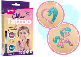 Tytoo Tattoo glitter kit à créer Horses & unicorns