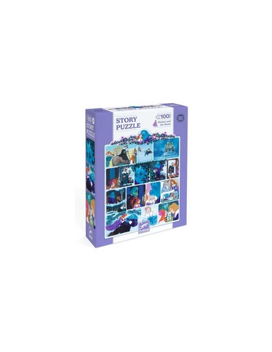 [dj07055] Story Puzzle La Belle et la Bête 100pcs
