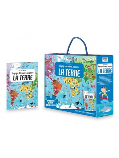 [607456] Puzzle ovale 200pcs - La Terre